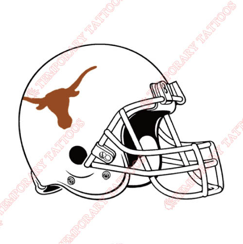 Texas Longhorns Customize Temporary Tattoos Stickers NO.6507